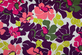 Baumwoll Satin Abstract Flowers